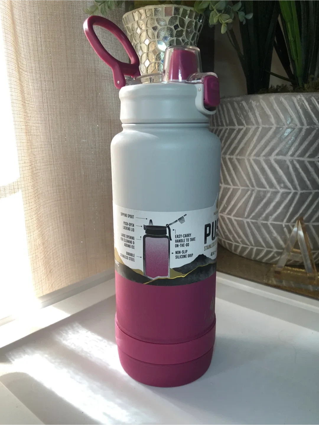 Manna PUSH Stainless Steel Bottle 40 oz image indicator(4)