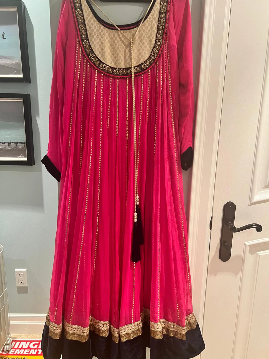 Pink Anarkali Dress - photo 3