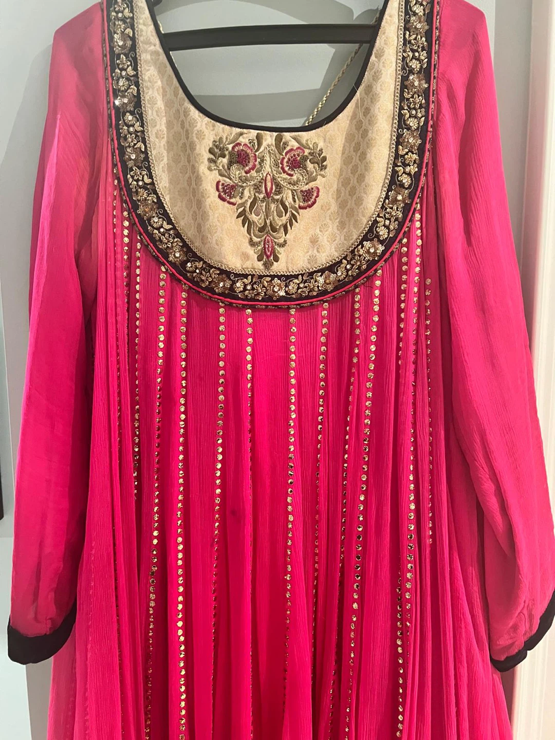 Pink Anarkali Dress