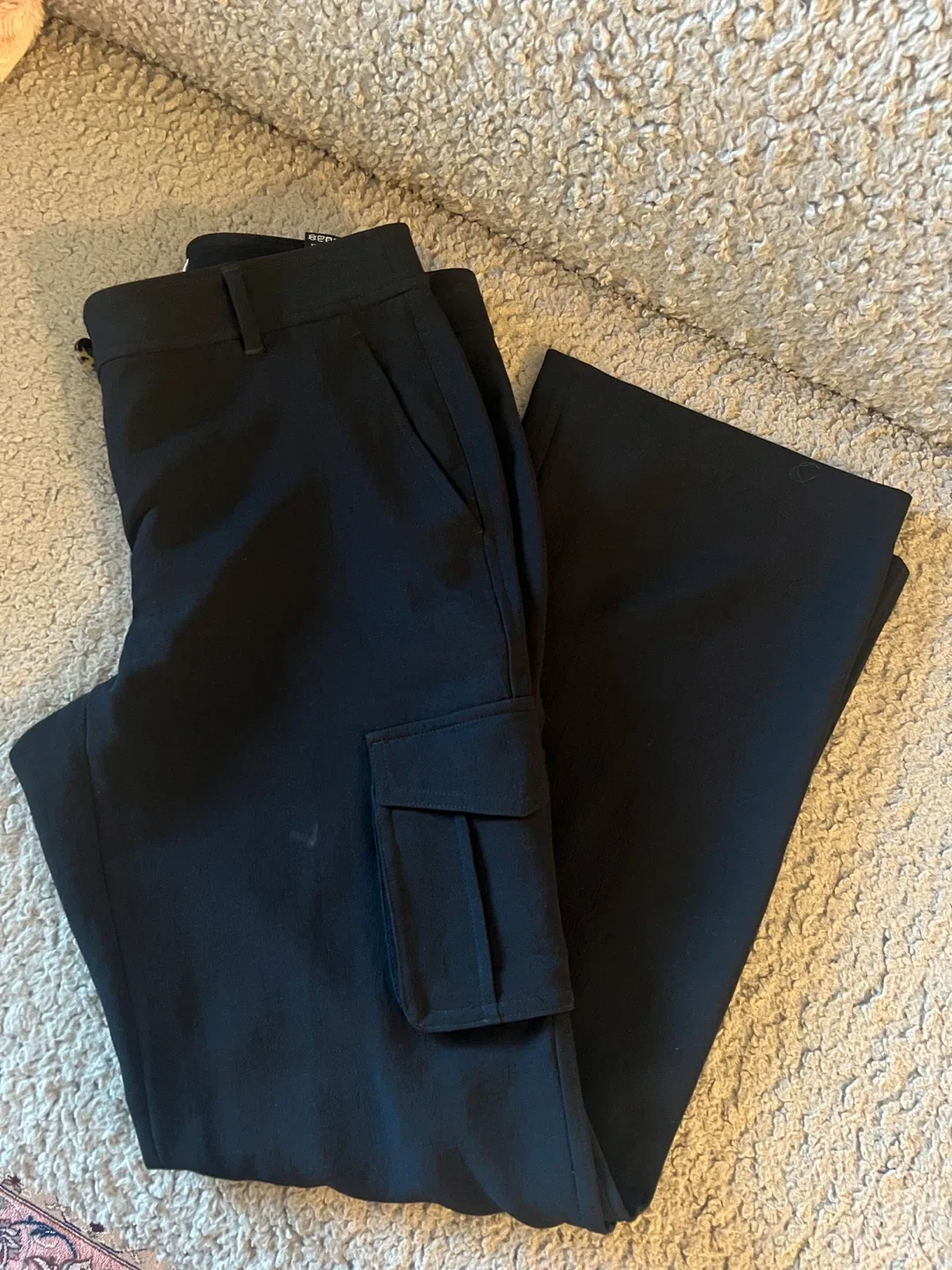 Wilfred Black Cargo Pants - Size 6 thumbnail