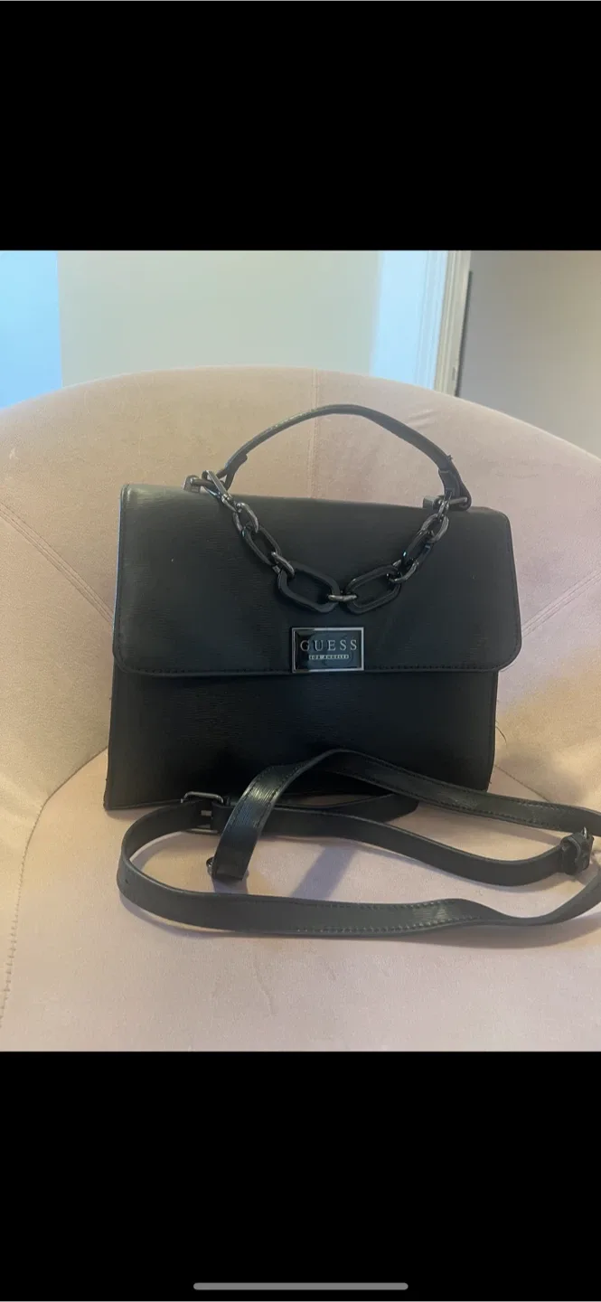 Guess Black Satchel Bag thumbnail