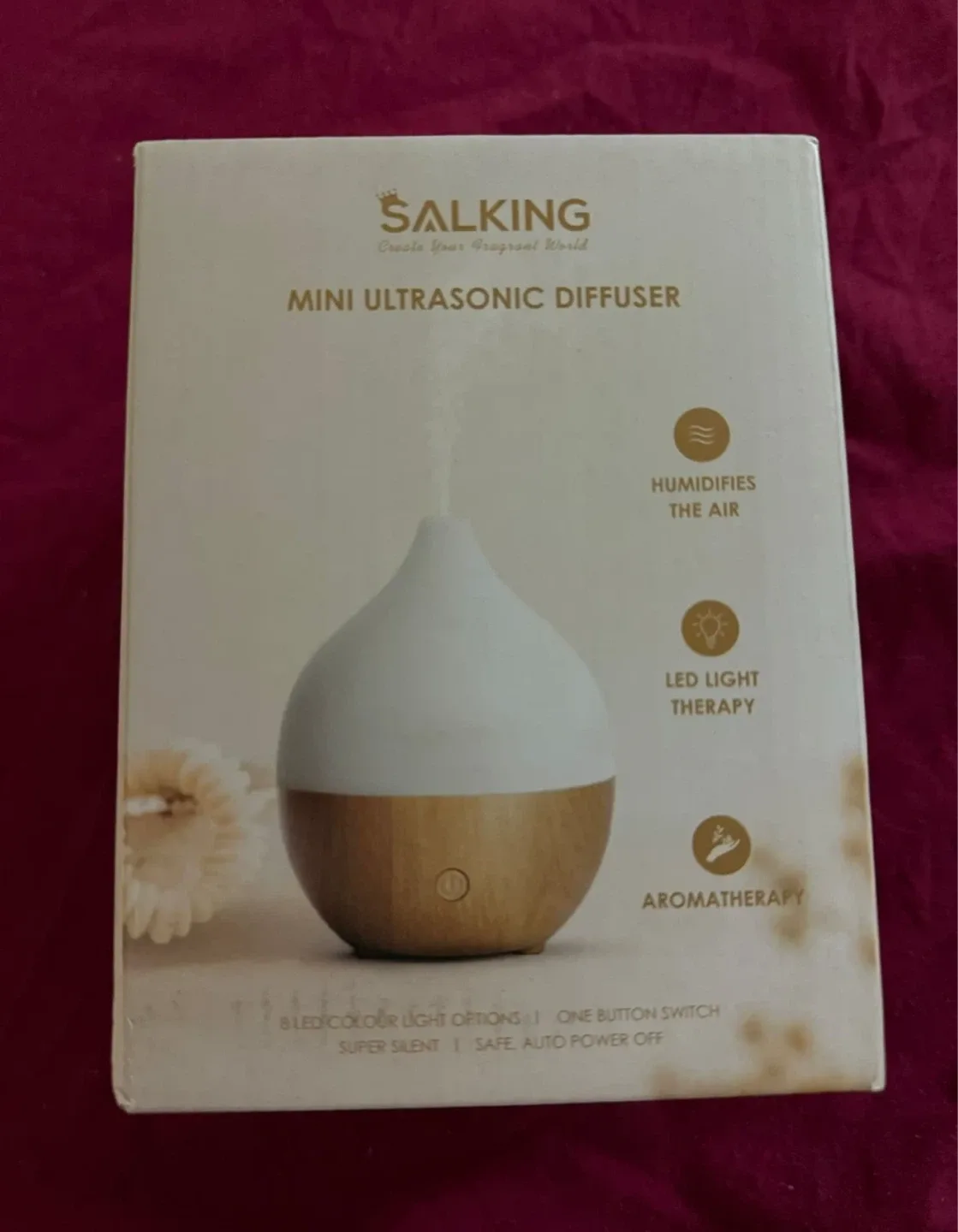 Salking Mini Ultrasonic Diffuser - New in Box thumbnail