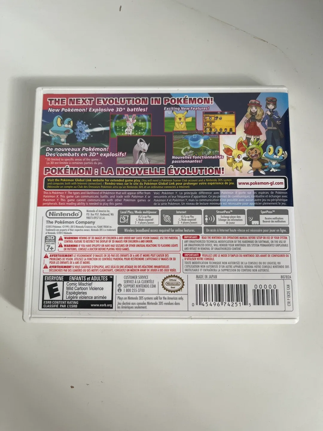 Complete In Box Pokémon Y Nintendo 3DS 🥕 Game image indicator(2)