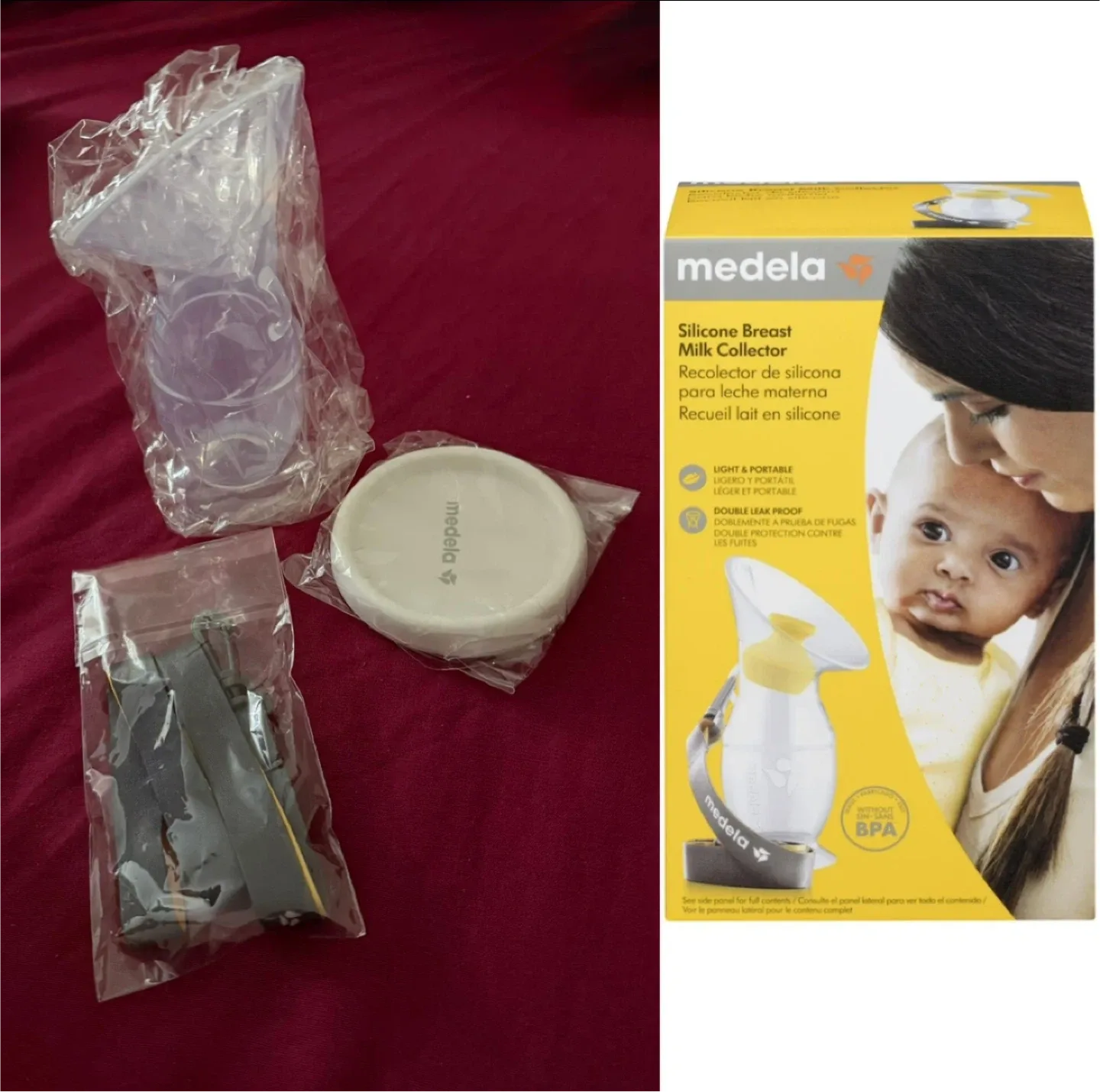 Medela Silicone Breast Milk Collector - New in Box thumbnail