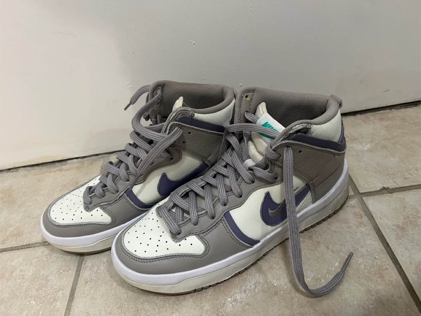 Nike Dunk High 1985 Grey/Navy Shoes thumbnail