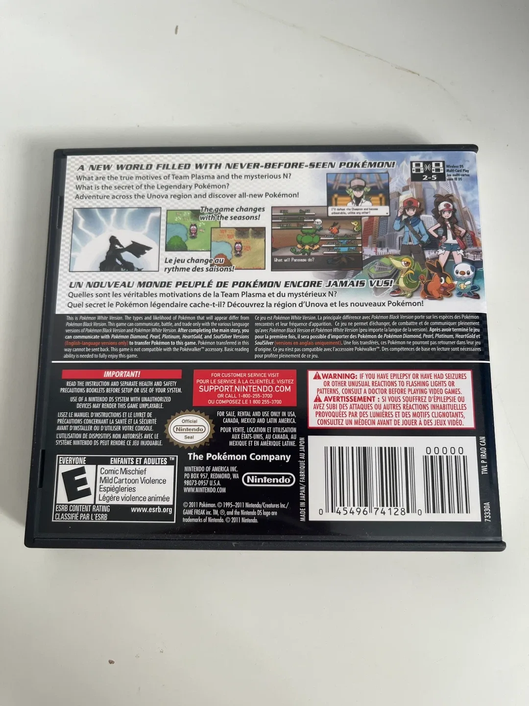 Complete in box Pokemon White Version for 🥕 Nintendo DS image indicator(2)