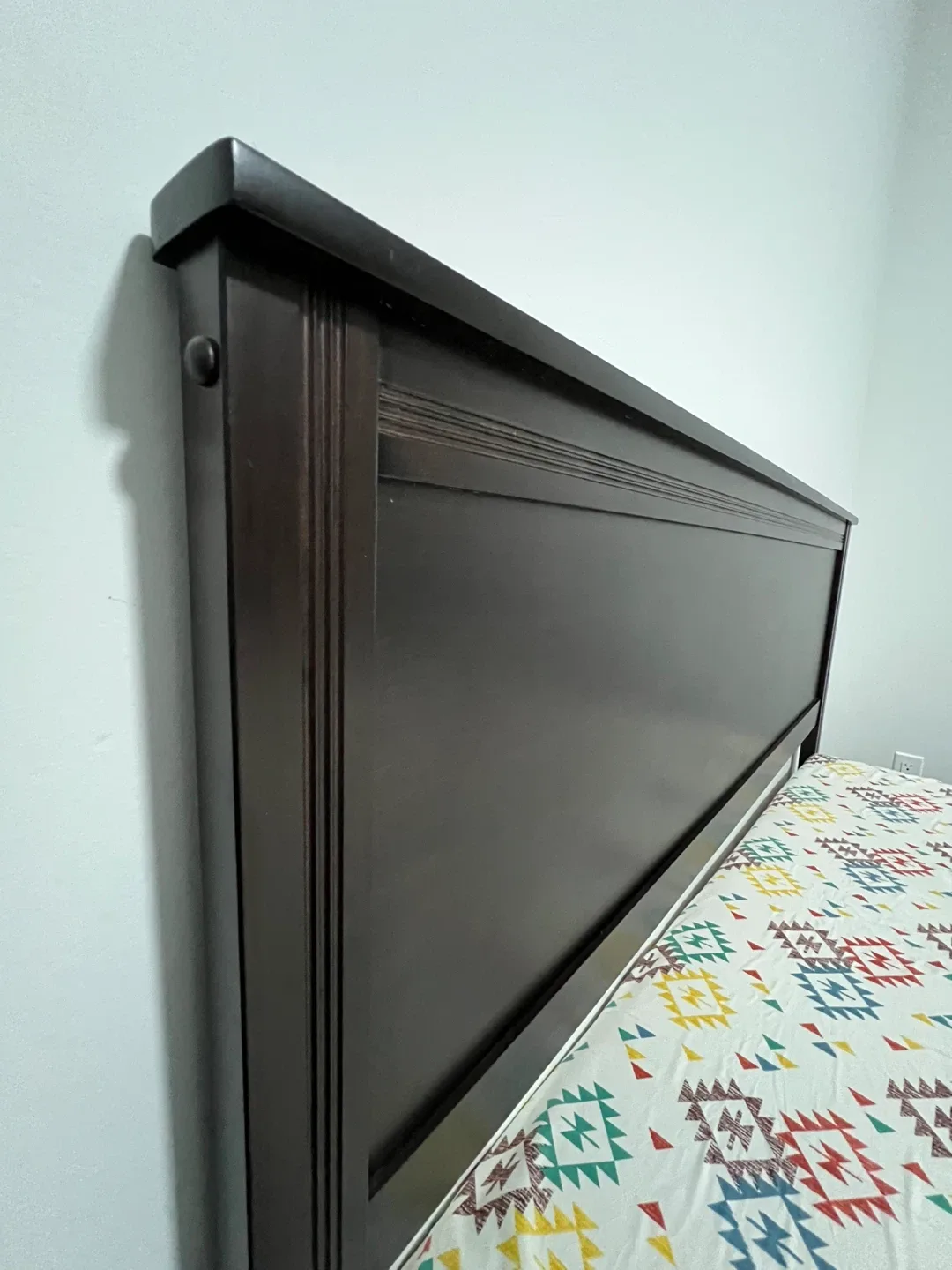 Dark Brown Queen Size Bed Frame with Drawers image indicator(5)