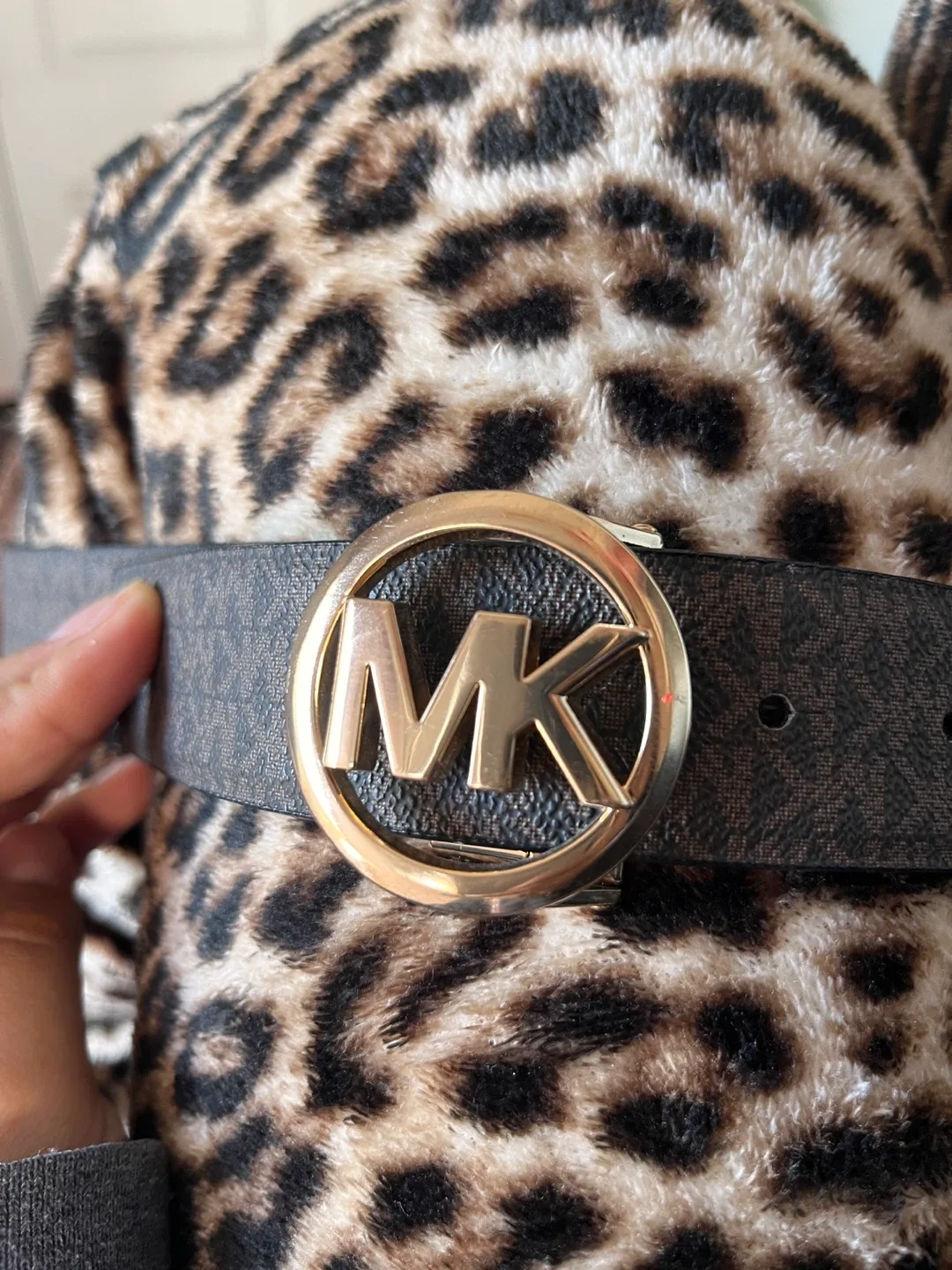 Xs Michael Kors Black & Brown Belt image indicator(2)