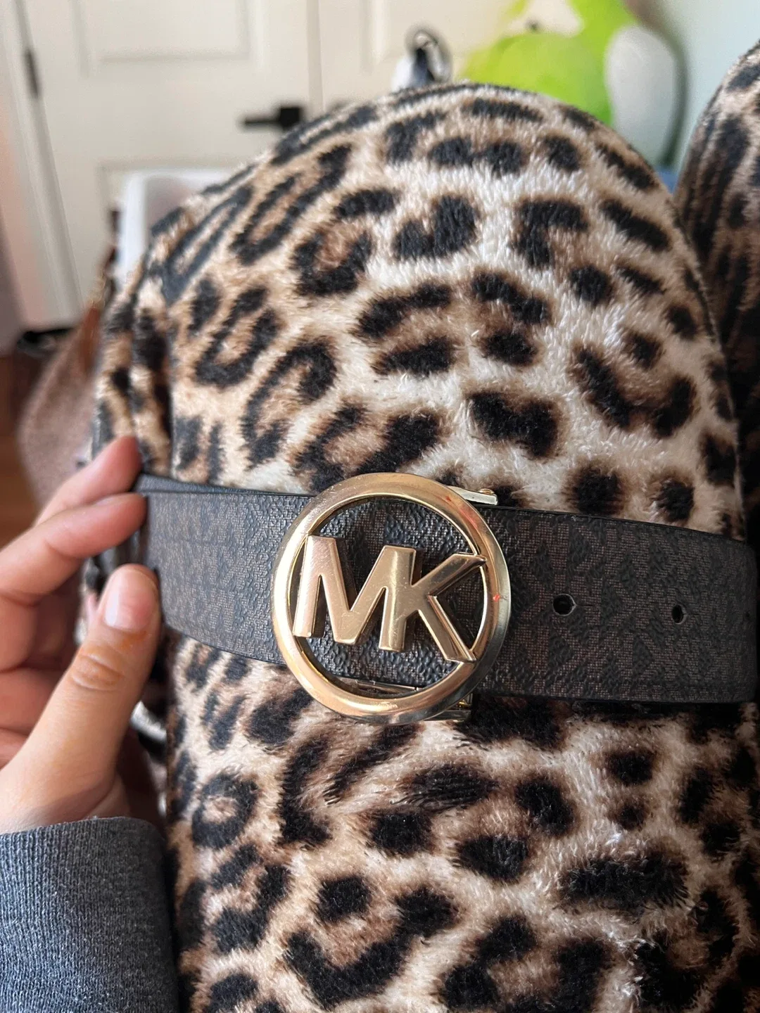 Xs Michael Kors Black & Brown Belt