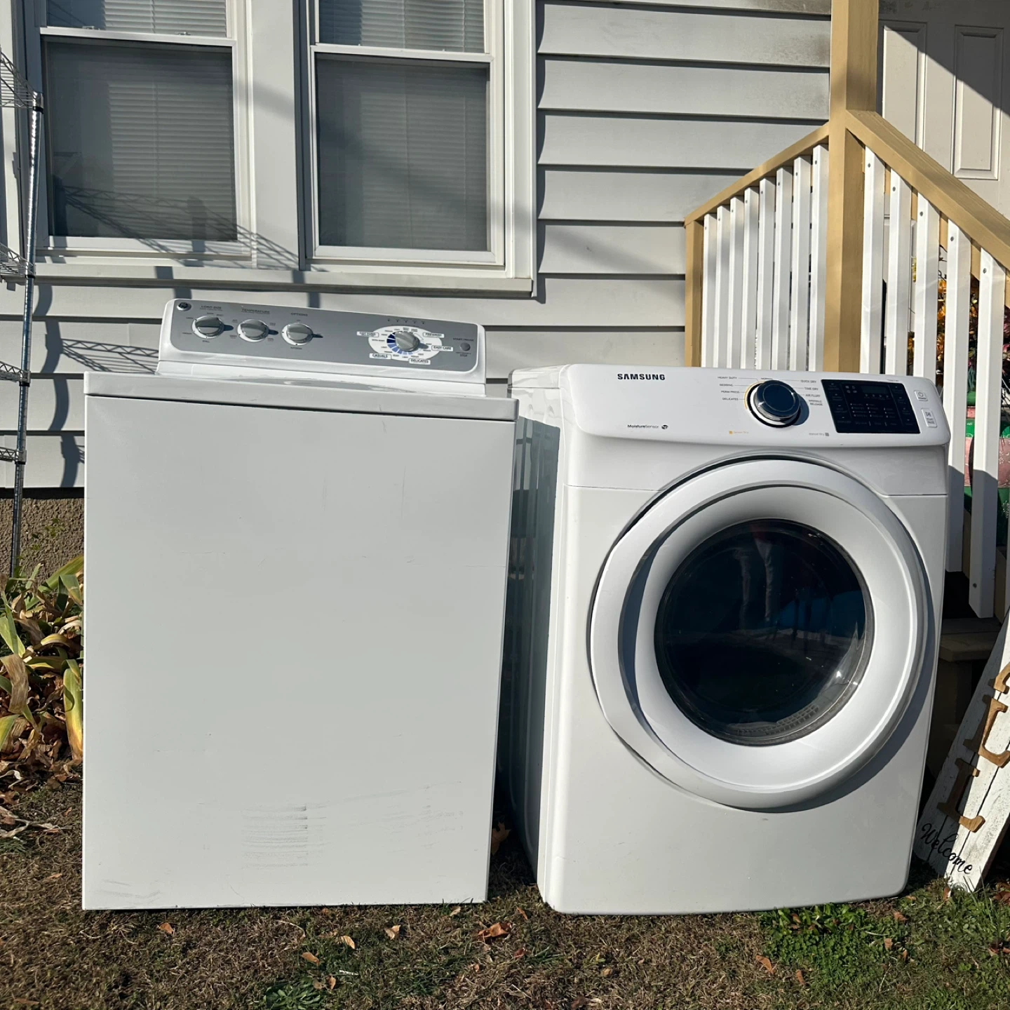 Samsung and General Electric laundry set - photo 2