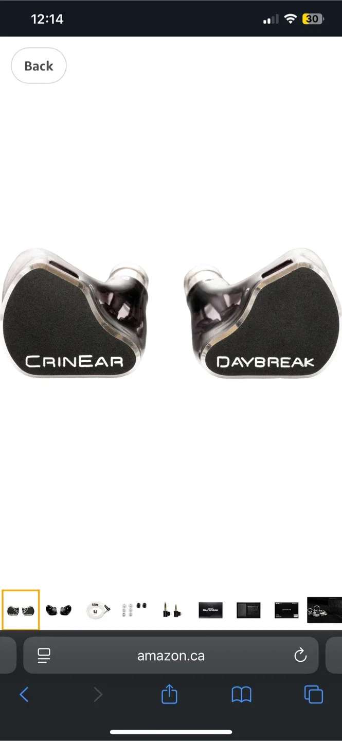 BNIB Crinear DAYBREAK Tri-Hybrid IEM Earphones image indicator(3)