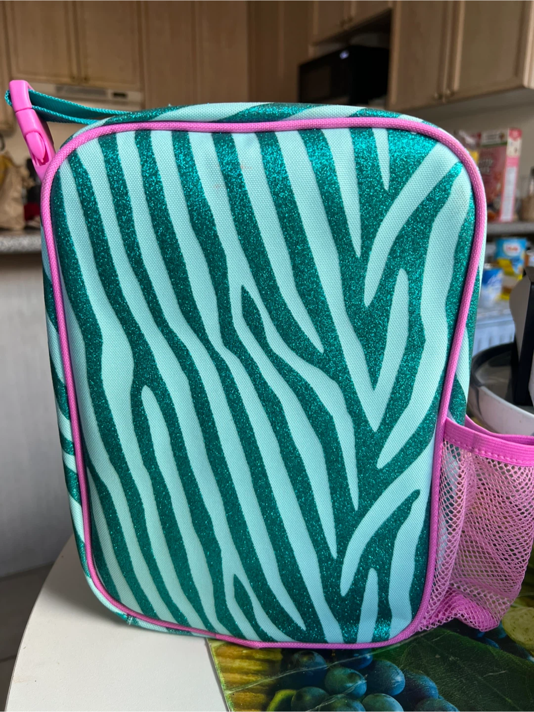 Kids' Lunch Bag - Unicorn Dog & Zebra Print - photo 2