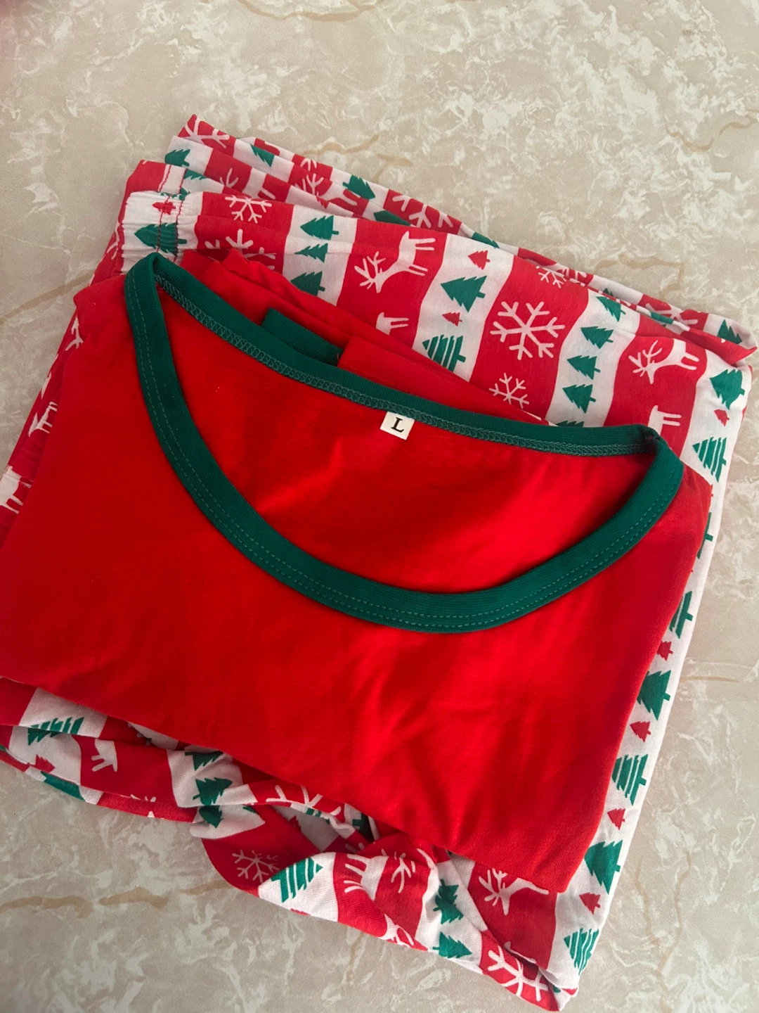 Christmas Pajama Set - Size L
