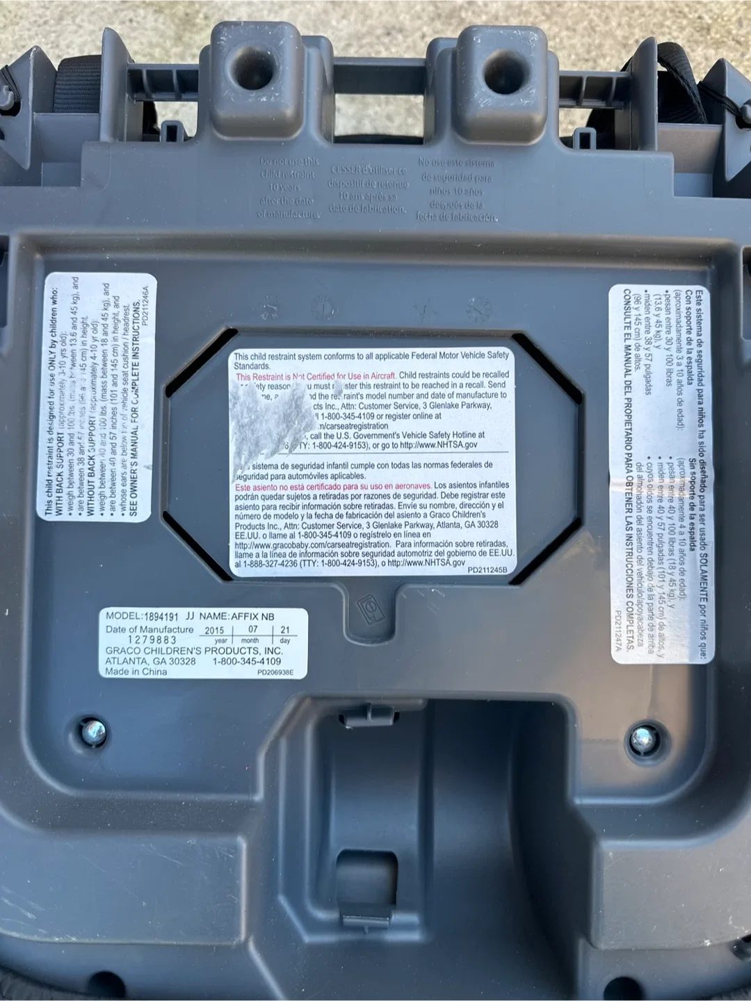 Graco Affix Booster Seat 🥕 image indicator(3)