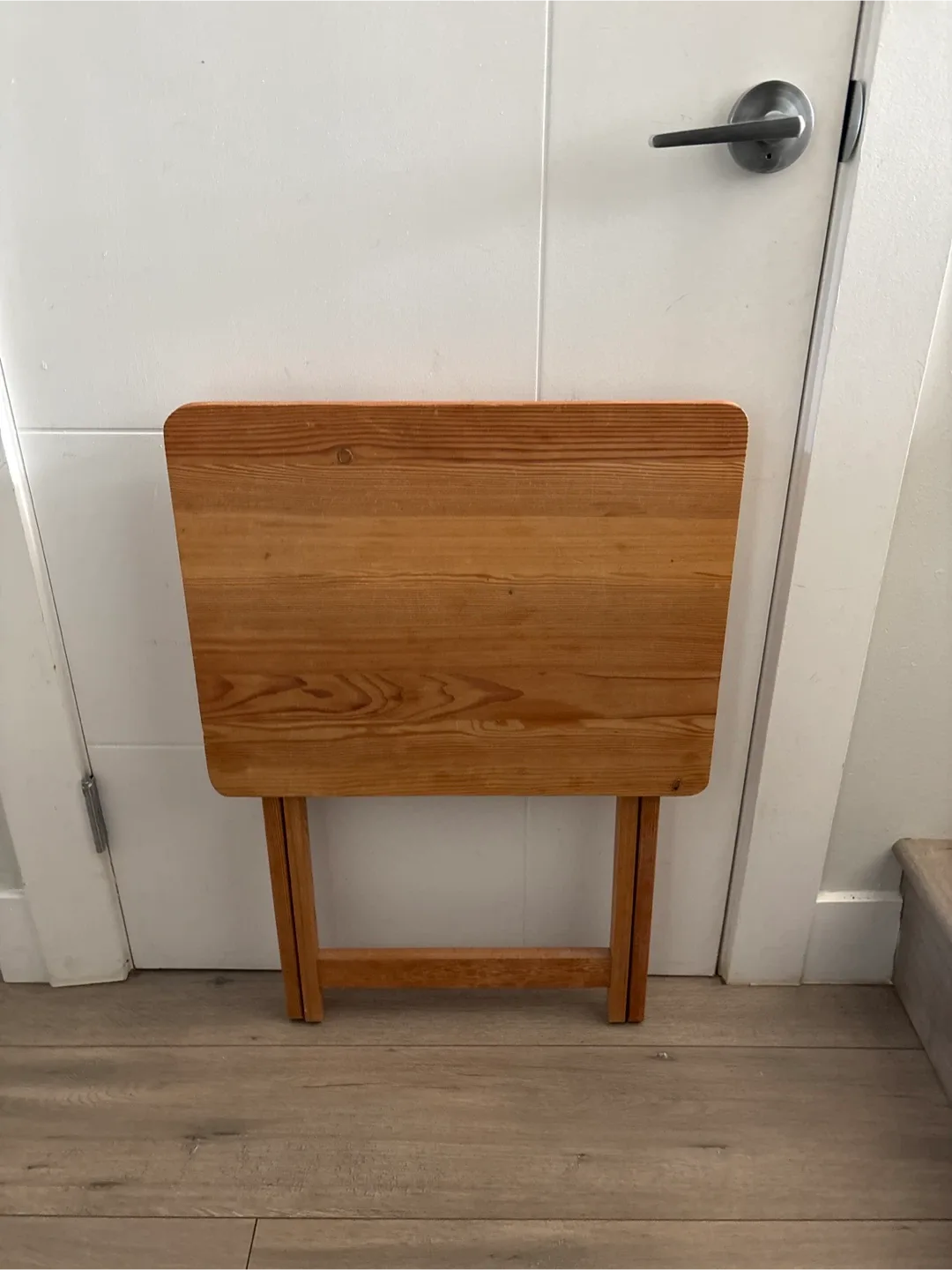 Foldable Wooden TV Table 20x15x25 inches image indicator(5)