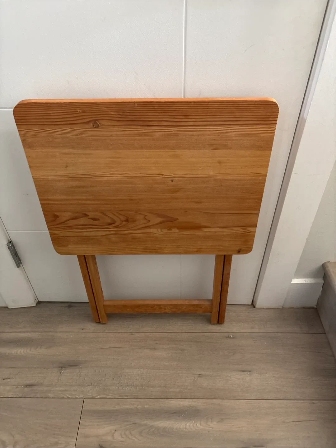 Foldable Wooden TV Table 20x15x25 inches image indicator(4)