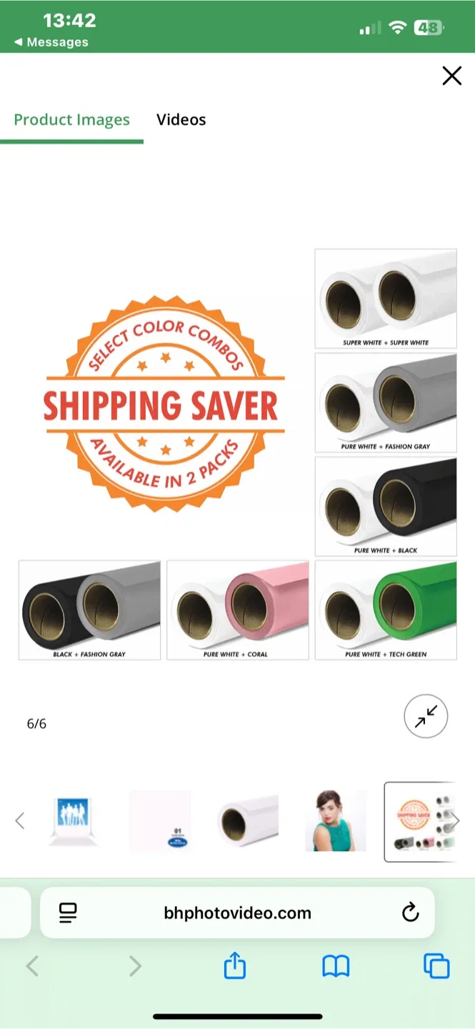 Savage Primary Red Seamless Background Paper image indicator(7)