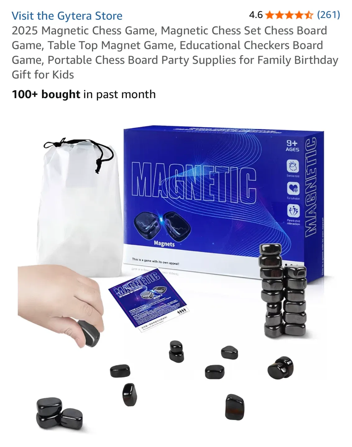 Gytera Magnetic Chess Game Set thumbnail
