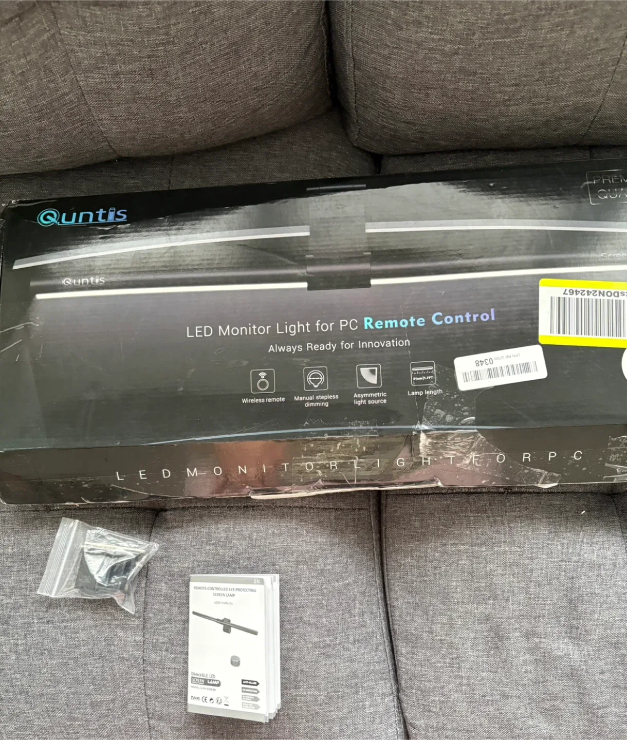 Quntis LED Monitor Light for PC – Remote Control image indicator(8)