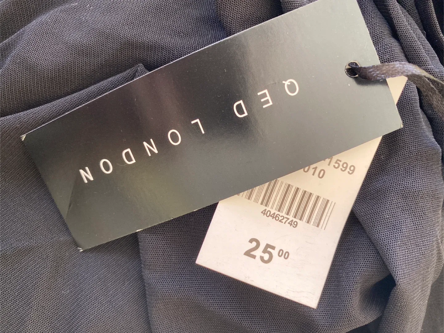 QED London Black Sheer Top - Brand New with Tags image indicator(3)