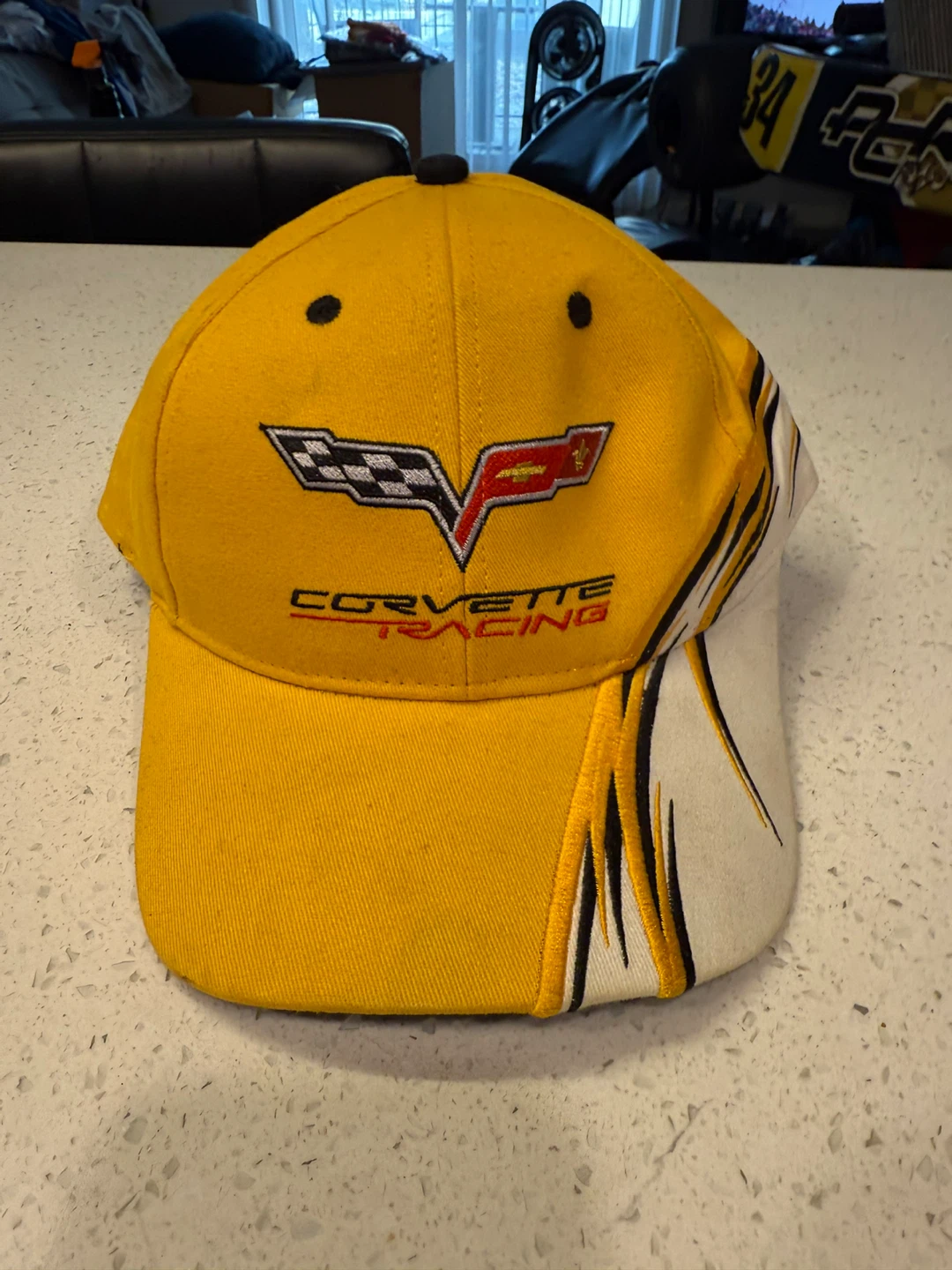 Corvette Racing Baseball Cap - Yellow