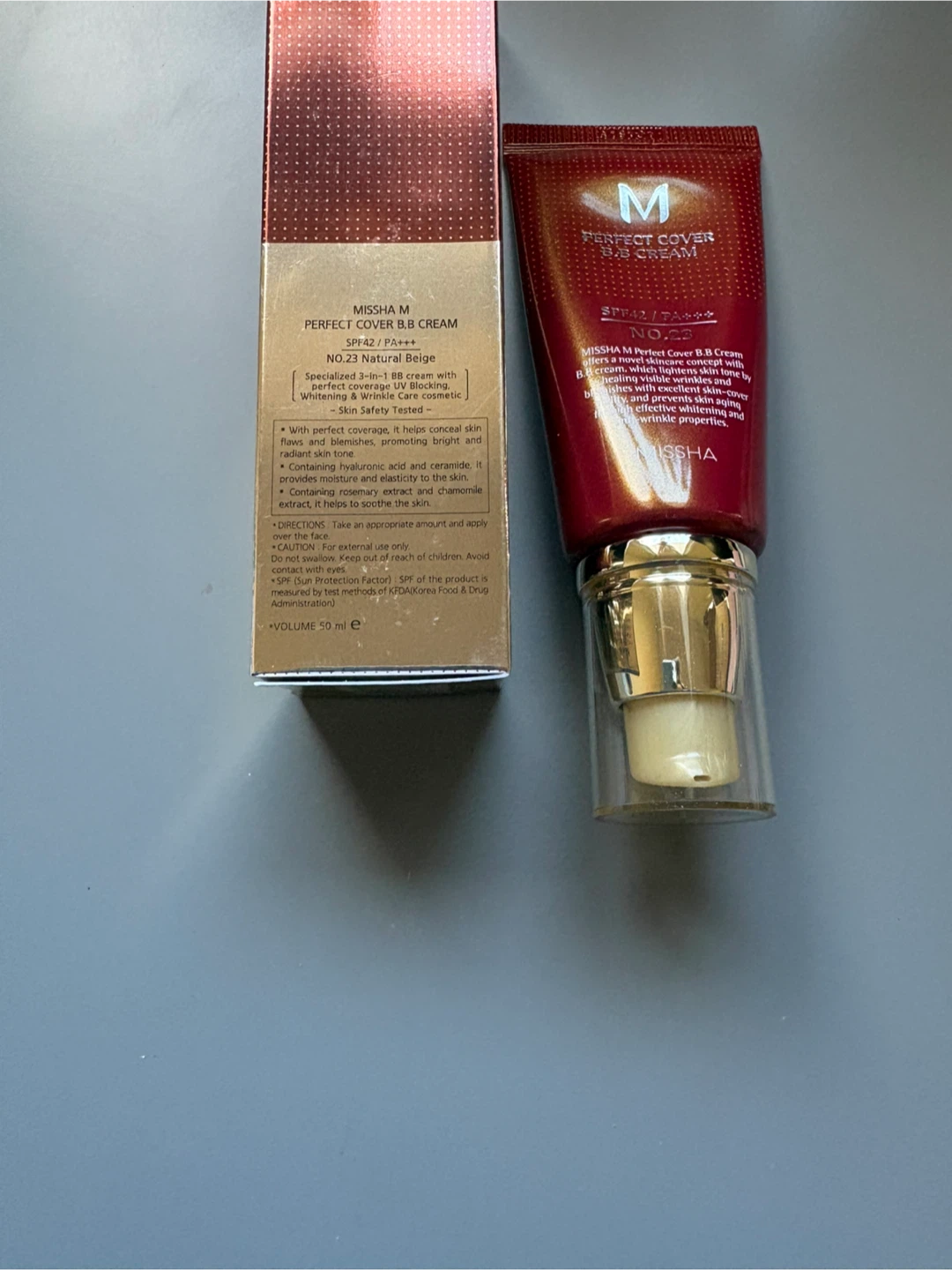 Missha BB Cream Korean Beauty - 23 Natural Beige - photo 4