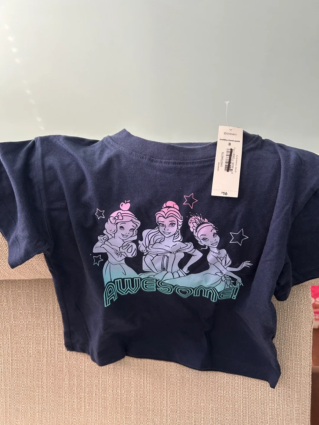 BNwT Disney Princess T-Shirt - Size 3 🥕