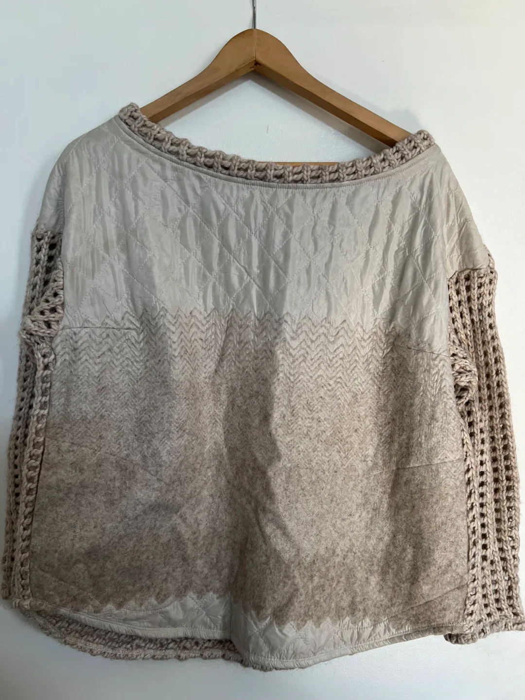 Tracy Reese Crochet Knit Sweater - Size M