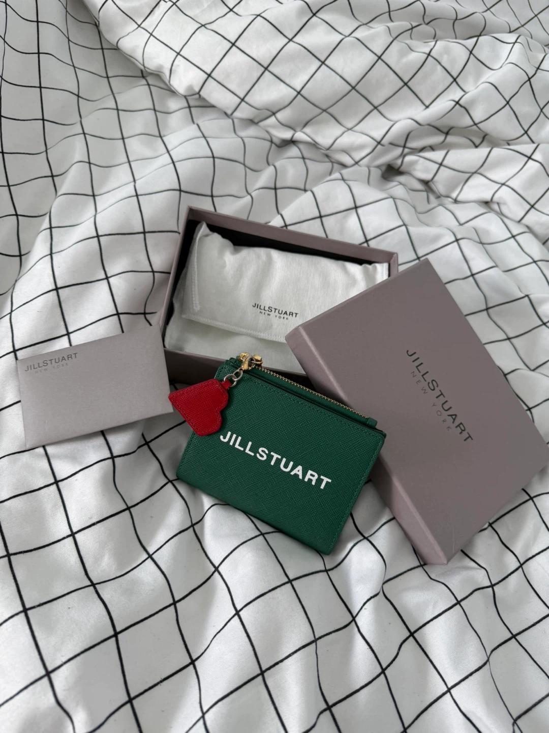 JILLSTUART Wallet with Heart Charm (Full box)