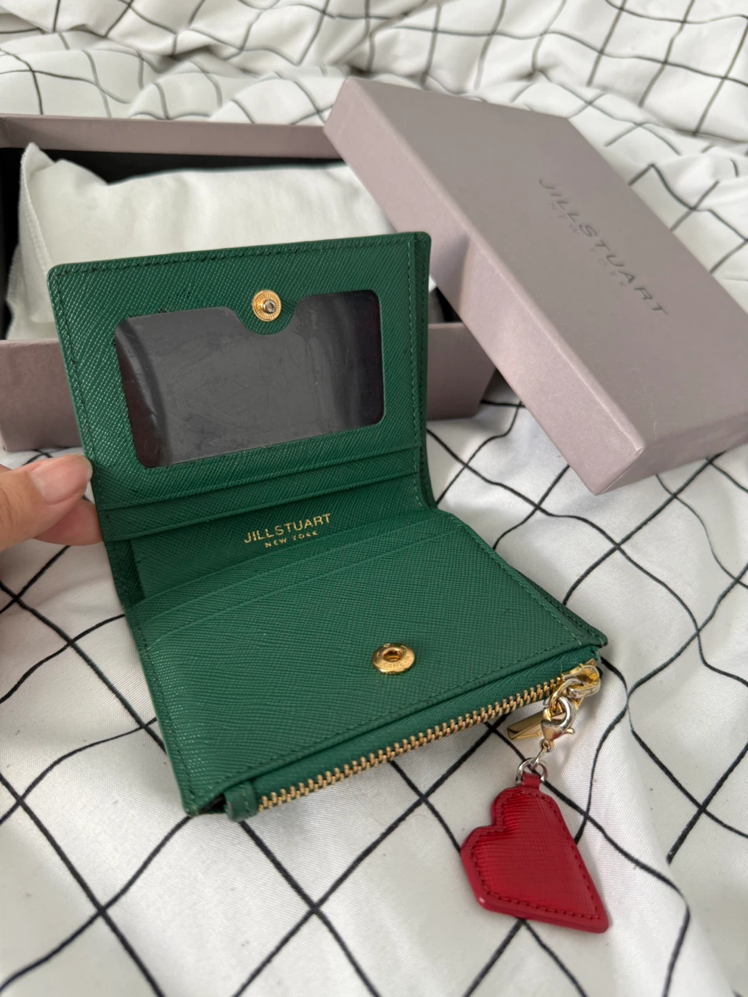 JILLSTUART Wallet with Heart Charm (Full box) - photo 2