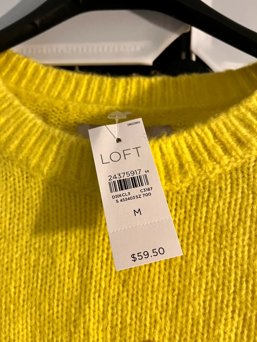 LOFT Yellow Sweater - Size M image indicator(2)