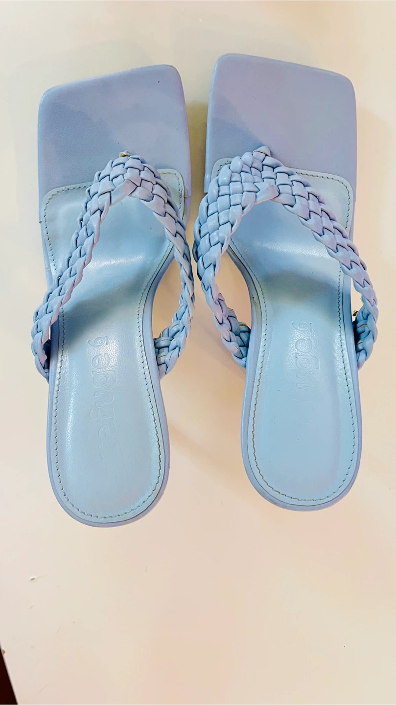 Refuge Heels - Size 6 - Light Blue - photo 2