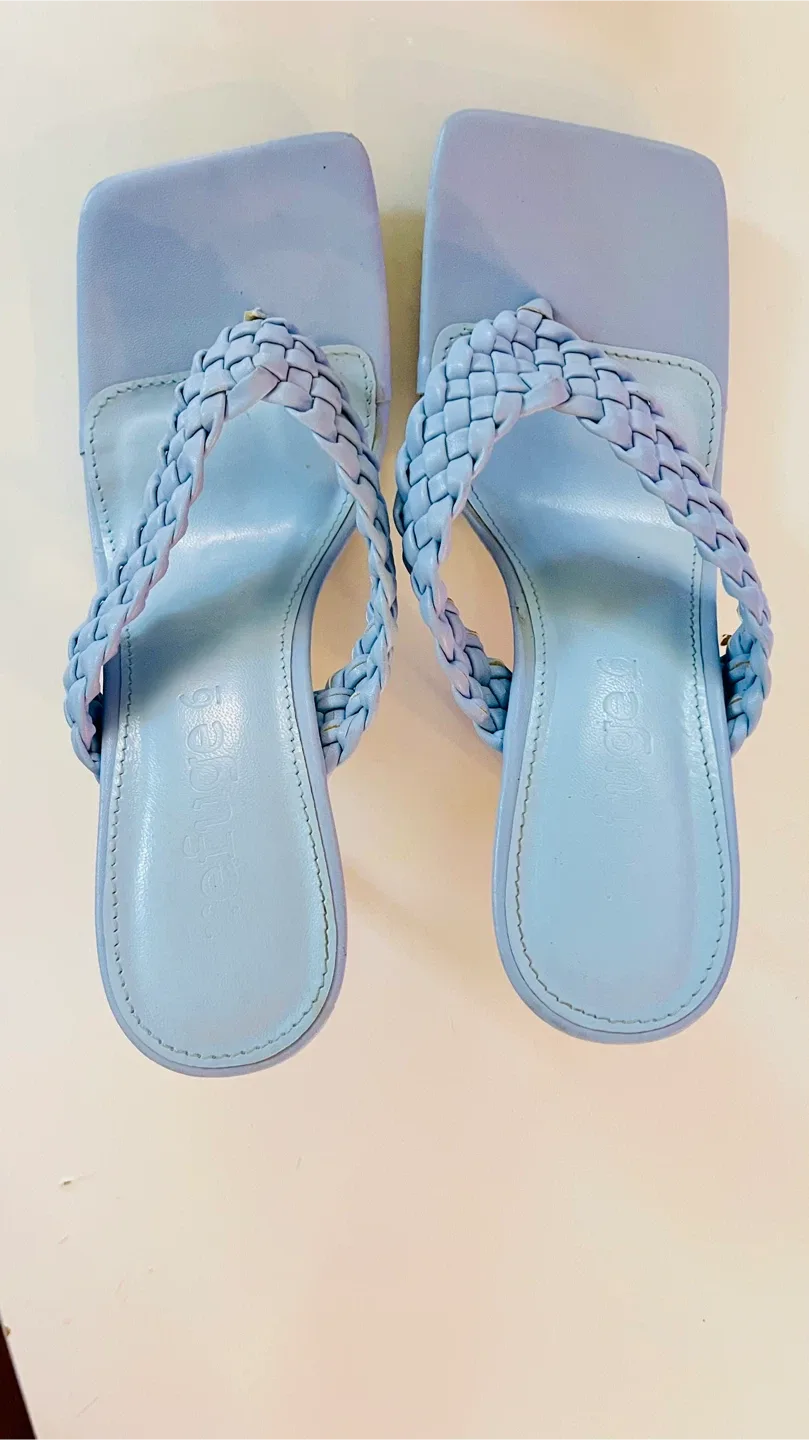 Refuge Heels - Size 6 - Light Blue image indicator(2)