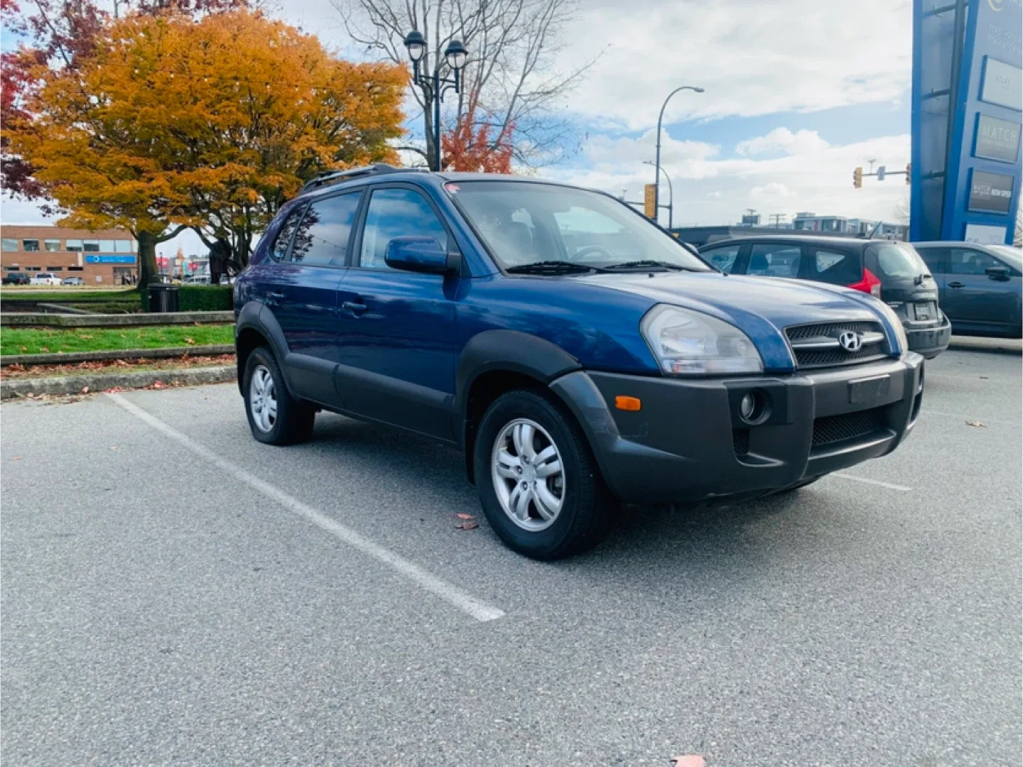 2007 Blue Hyundai Tucson SUV image indicator(2)
