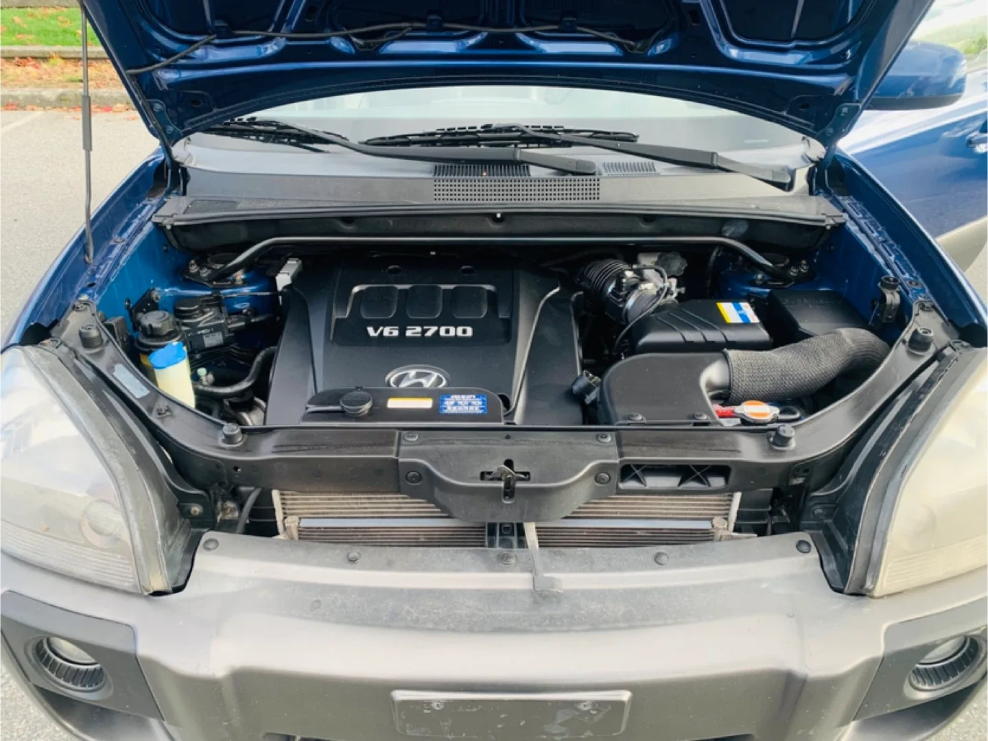 2007 Blue Hyundai Tucson SUV image indicator(10)