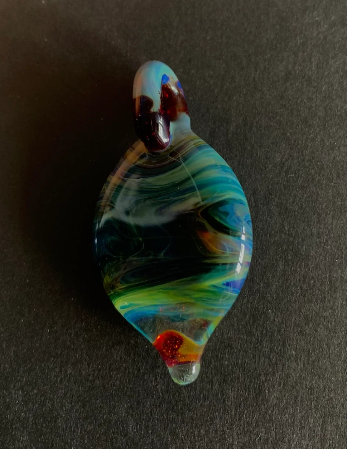 Fume trap pedant. Murano Glass made in Italy. image indicator(4)