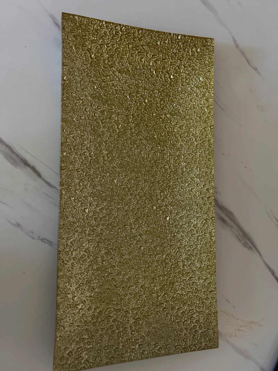 🥕 Textured Gold Panel - 6x12 inches