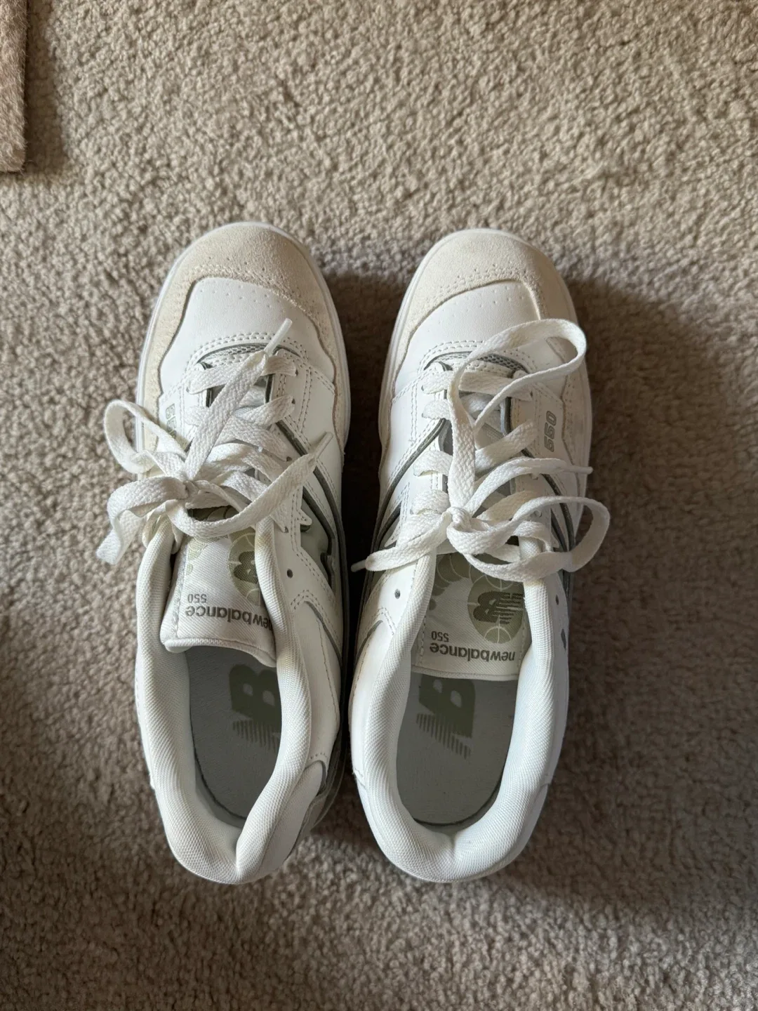 New Balance 550 White Sneakers