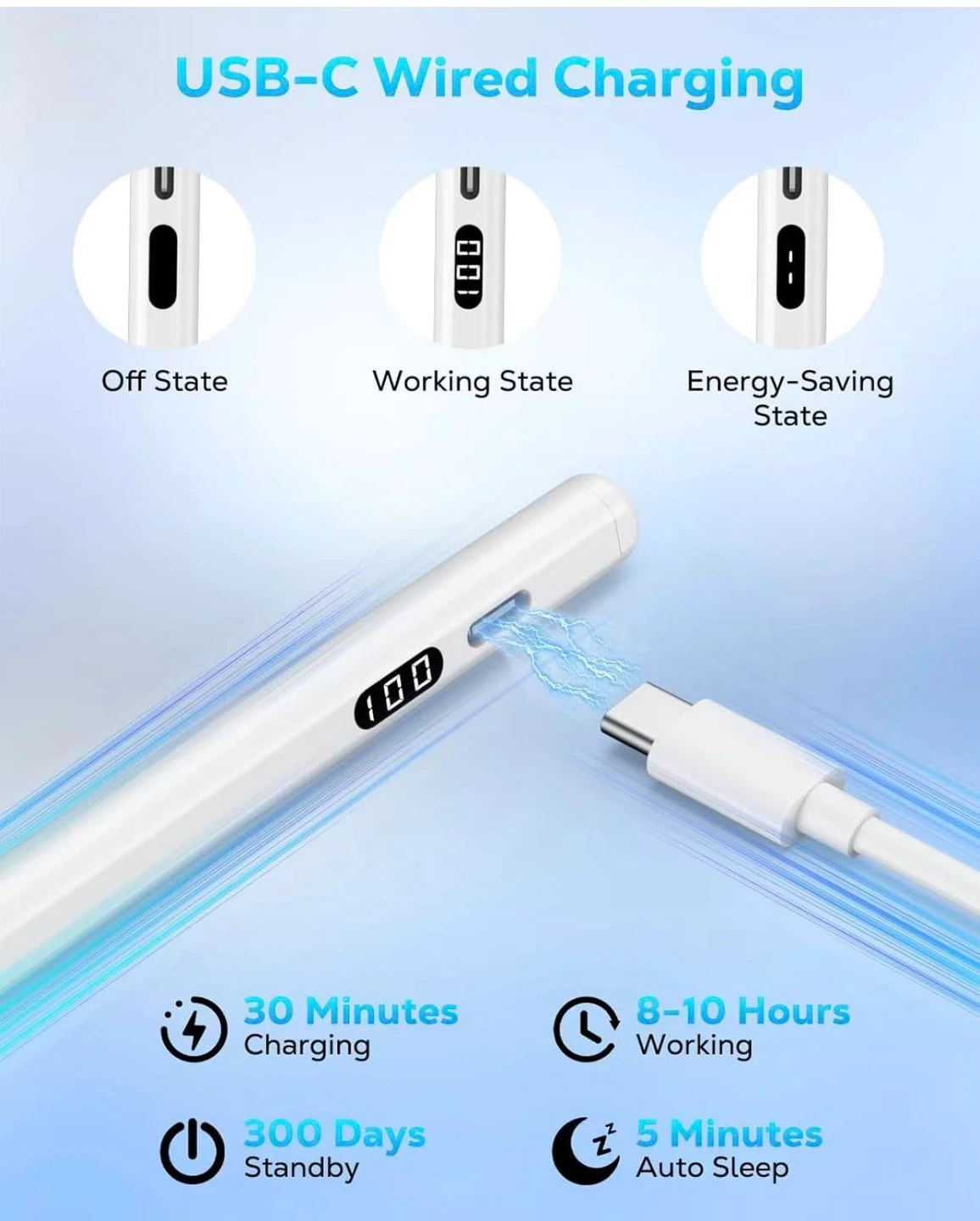 iPad Stylus Pen Compatible 2018-2025 iPad - photo 5
