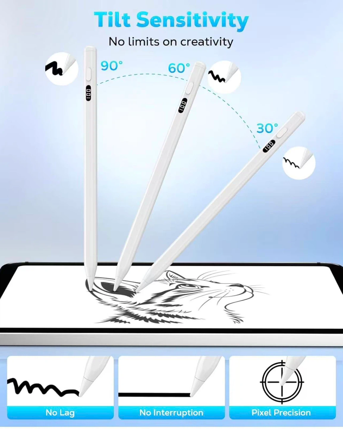 iPad Stylus Pen Compatible 2018-2025 iPad - photo 3