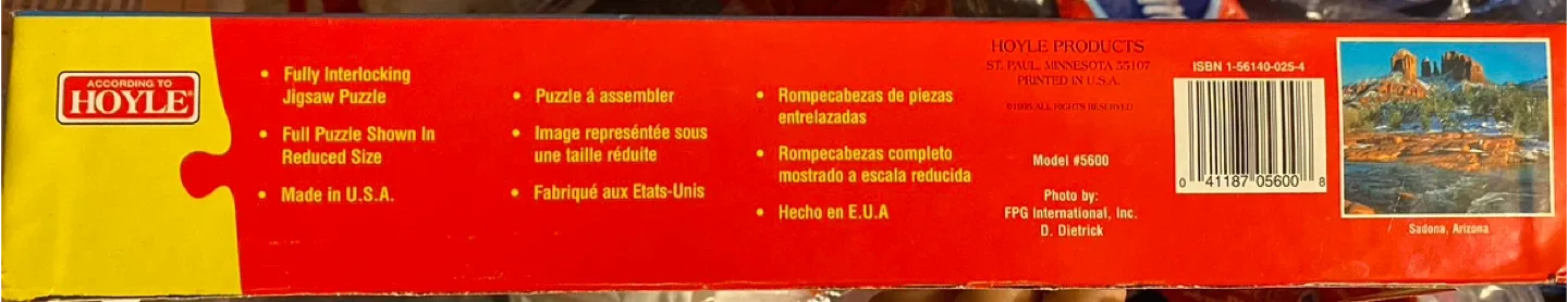 HOYLE Sedona Arizona 1000 Piece Jigsaw Puzzle. 🥕 image indicator(2)