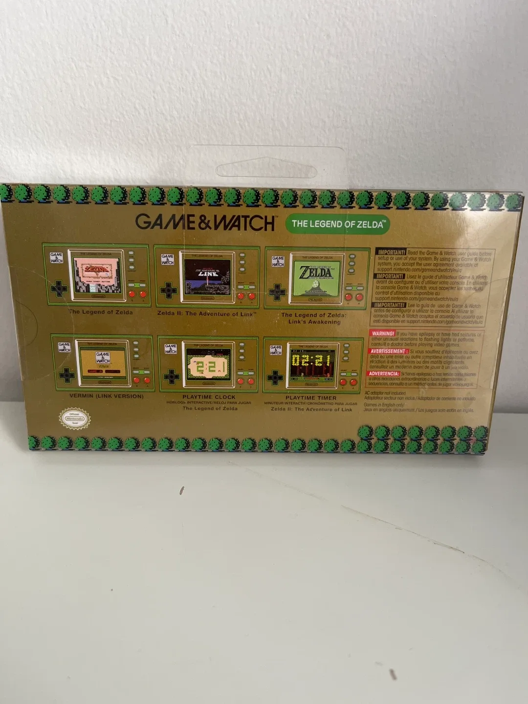 New! Nintendo Game & Watch: The Legend of Zelda ZL-35 image indicator(2)