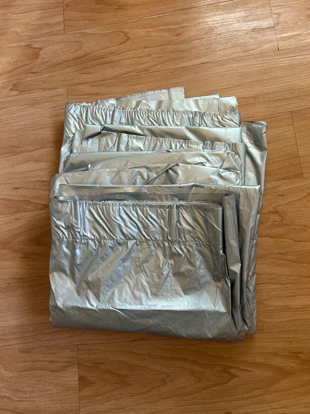 Silver Nylon Curtains/Liners