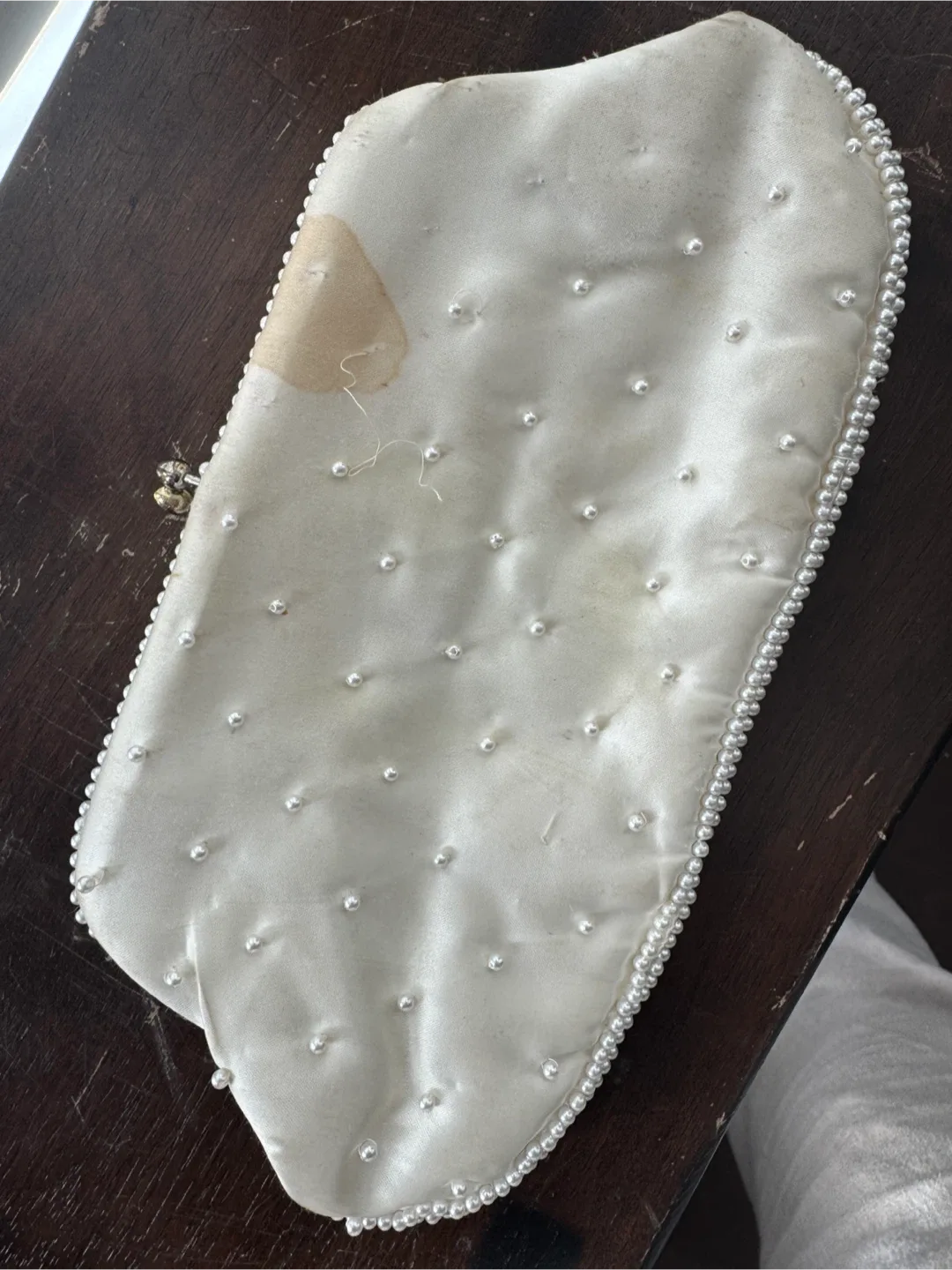 AUTHENTIC Vintage Beaded Clutch Purse image indicator(3)