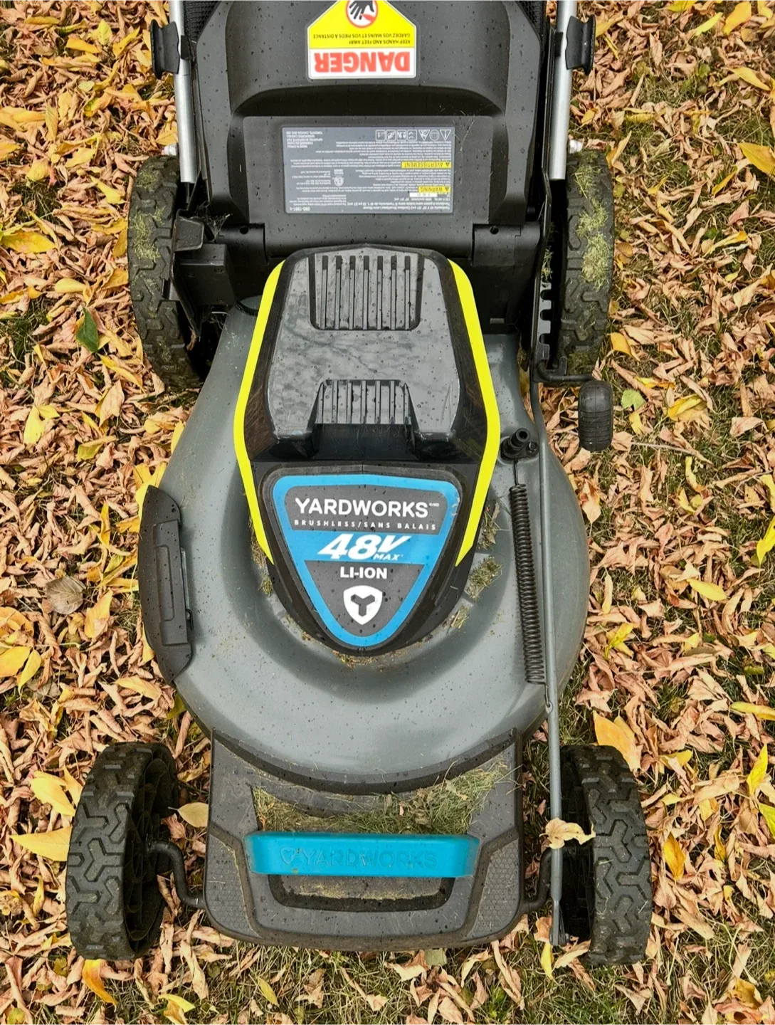 🔥 Yardworks 48V Cordless Lawnmower – Quick Sale image indicator(2)