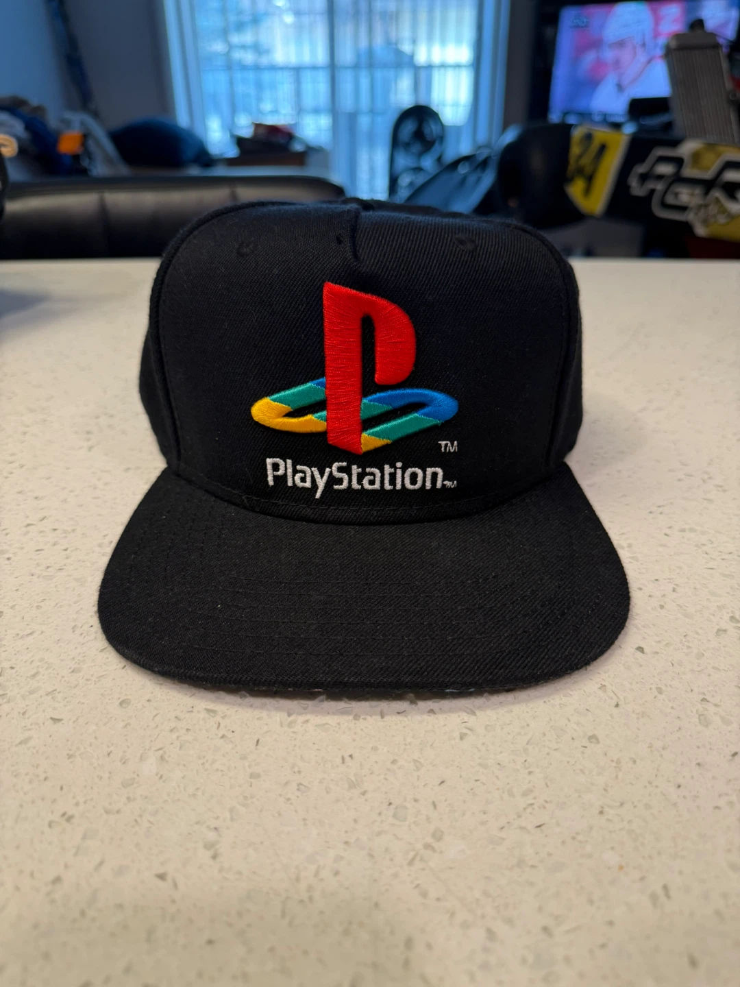 PlayStation Black Snapback Hat