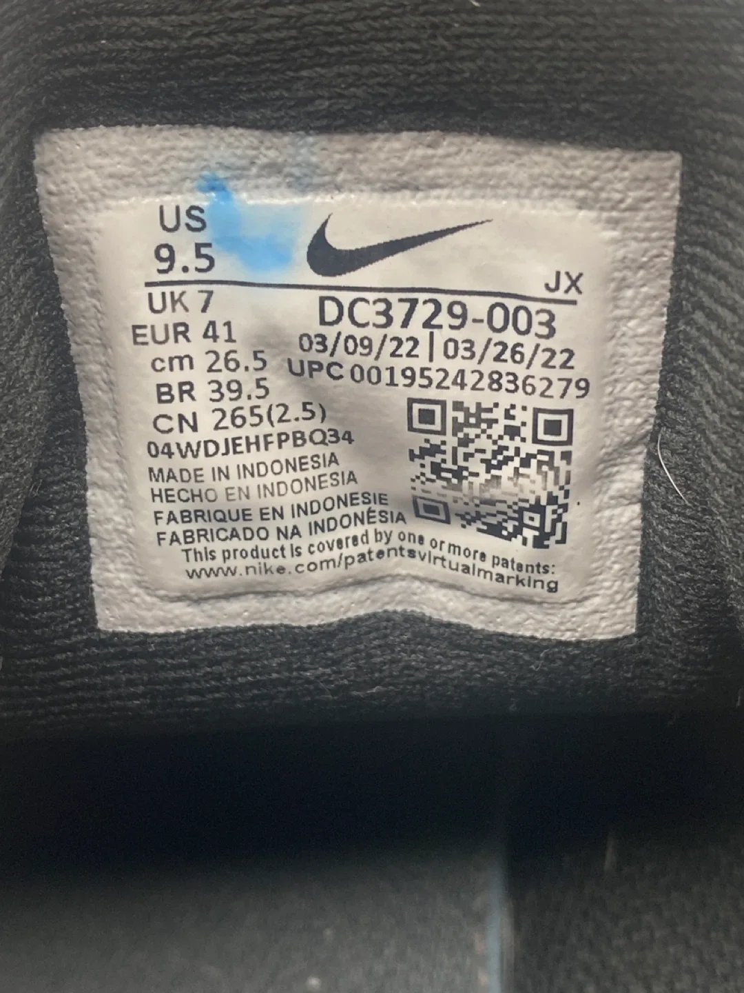 Nike Black Revolution 6 Women’s Running Shoes Size 9.5 Used image indicator(7)