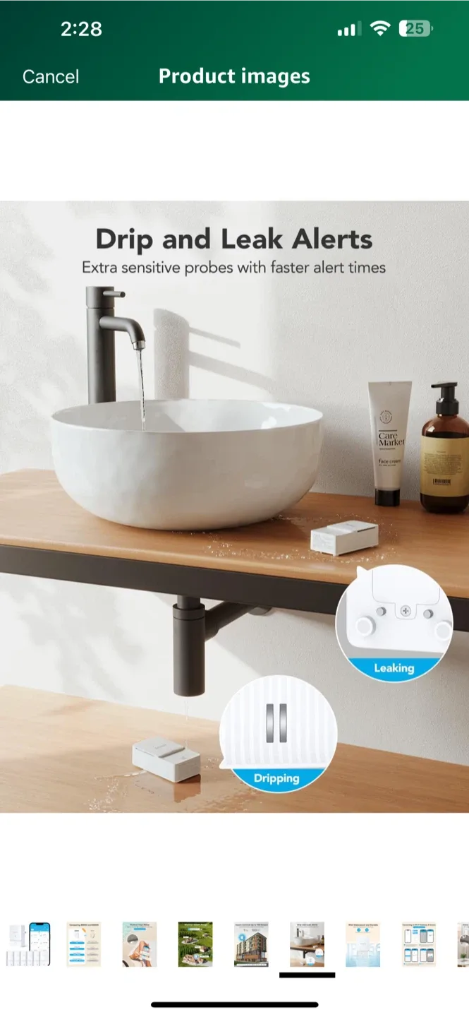 NEW! GoveeLife WiFi Water Leak Sensor 6 Pack image indicator(7)