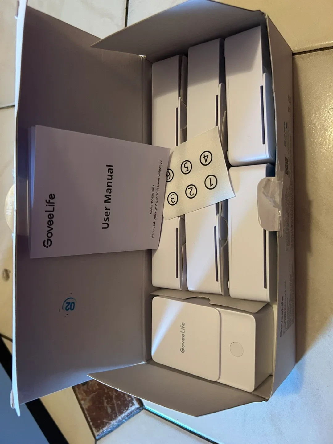 NEW! GoveeLife WiFi Water Leak Sensor 6 Pack image indicator(10)