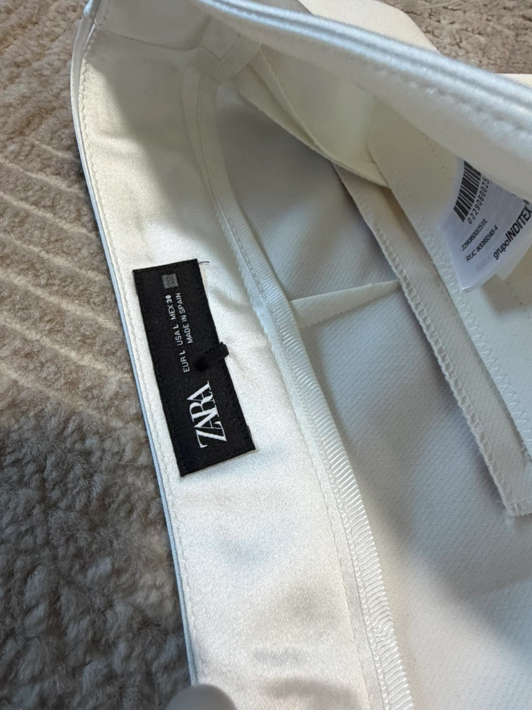 Zara White Suit Set - Size L - photo 3